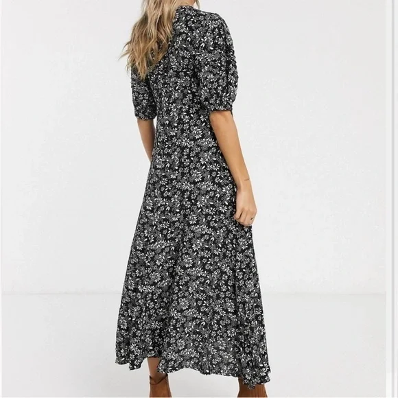 Free People Jessie Ditsy Floral Midi Dress - Picture 2 of 16